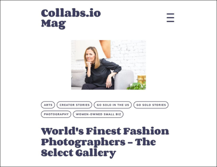 COLLABS.IO MAG: World’s finest fashion photographers – The Selects Gallery
