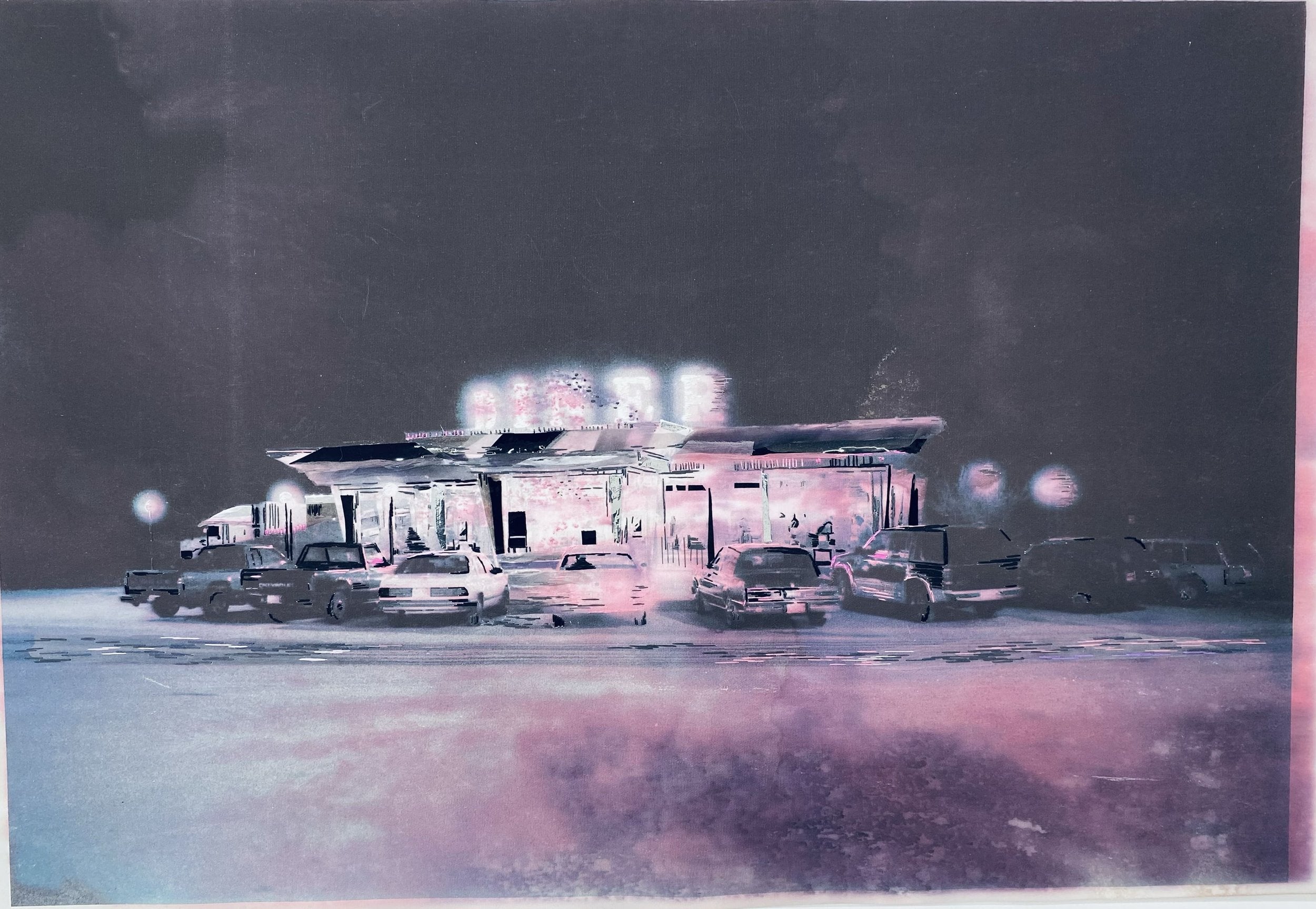 EMBROIDERED WET SERIES DINER, 2004-2018-2025