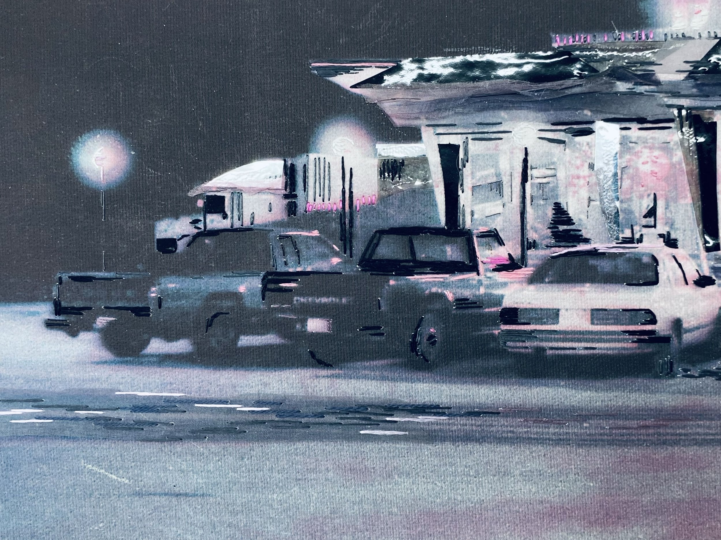 EMBROIDERED WET SERIES DINER, 2004-2018-2025