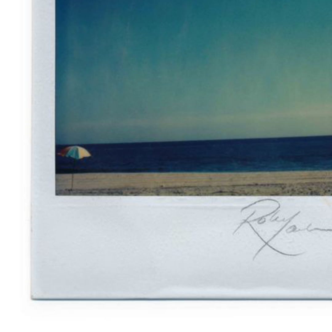Polaroid SX70 #061 – The Umbrella the Horizon, 1982 SouthHampton