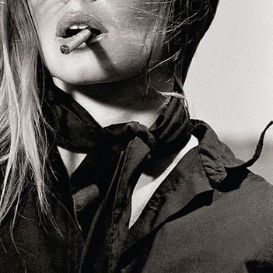 Brigitte Bardot Smoking Cigar, 1971