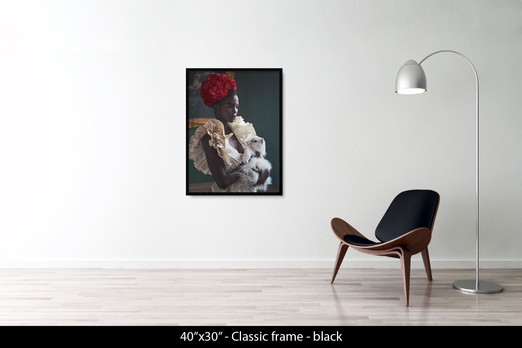 Amito with cat, London, 2019