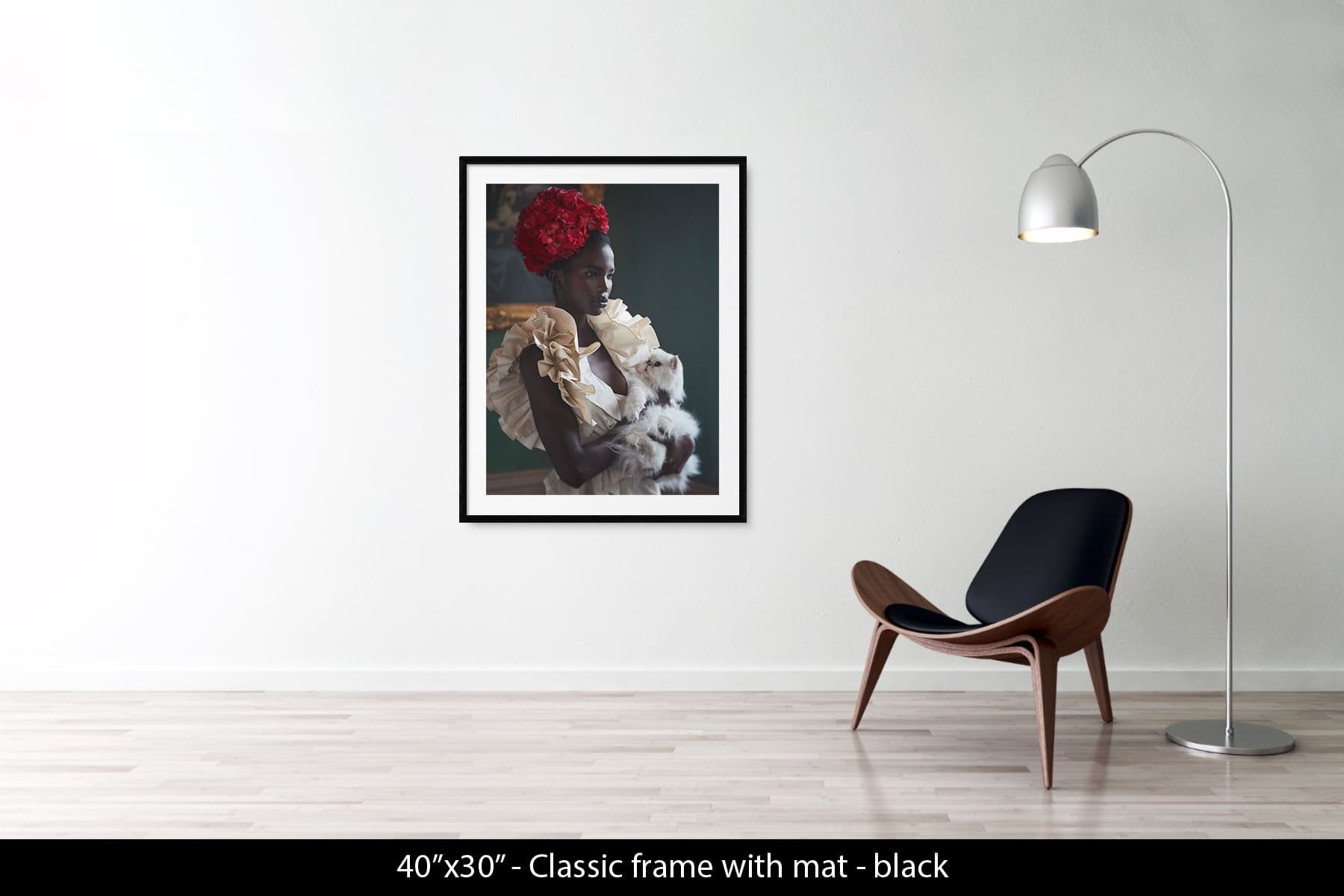 Amito with cat, London, 2019