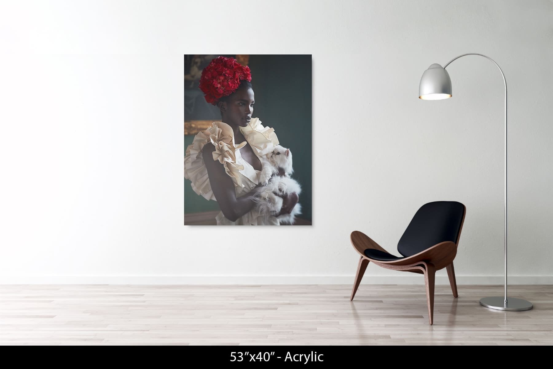 Amito with cat, London, 2019