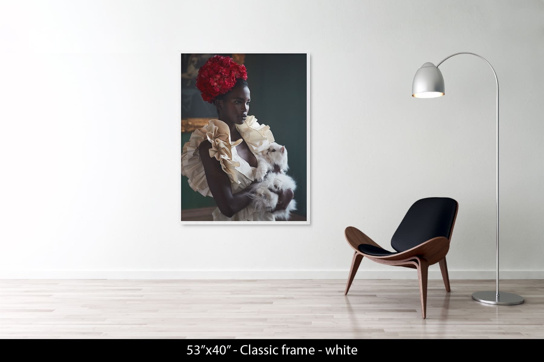 Amito with cat, London, 2019