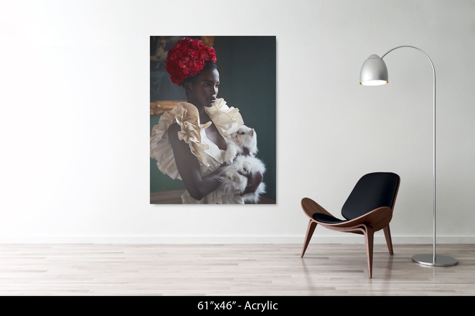 Amito with cat, London, 2019