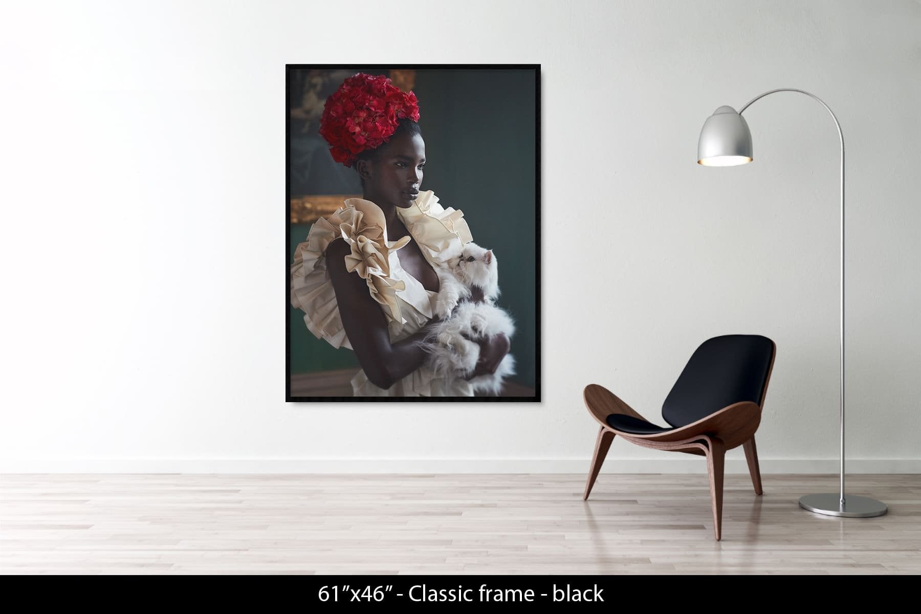 Amito with cat, London, 2019