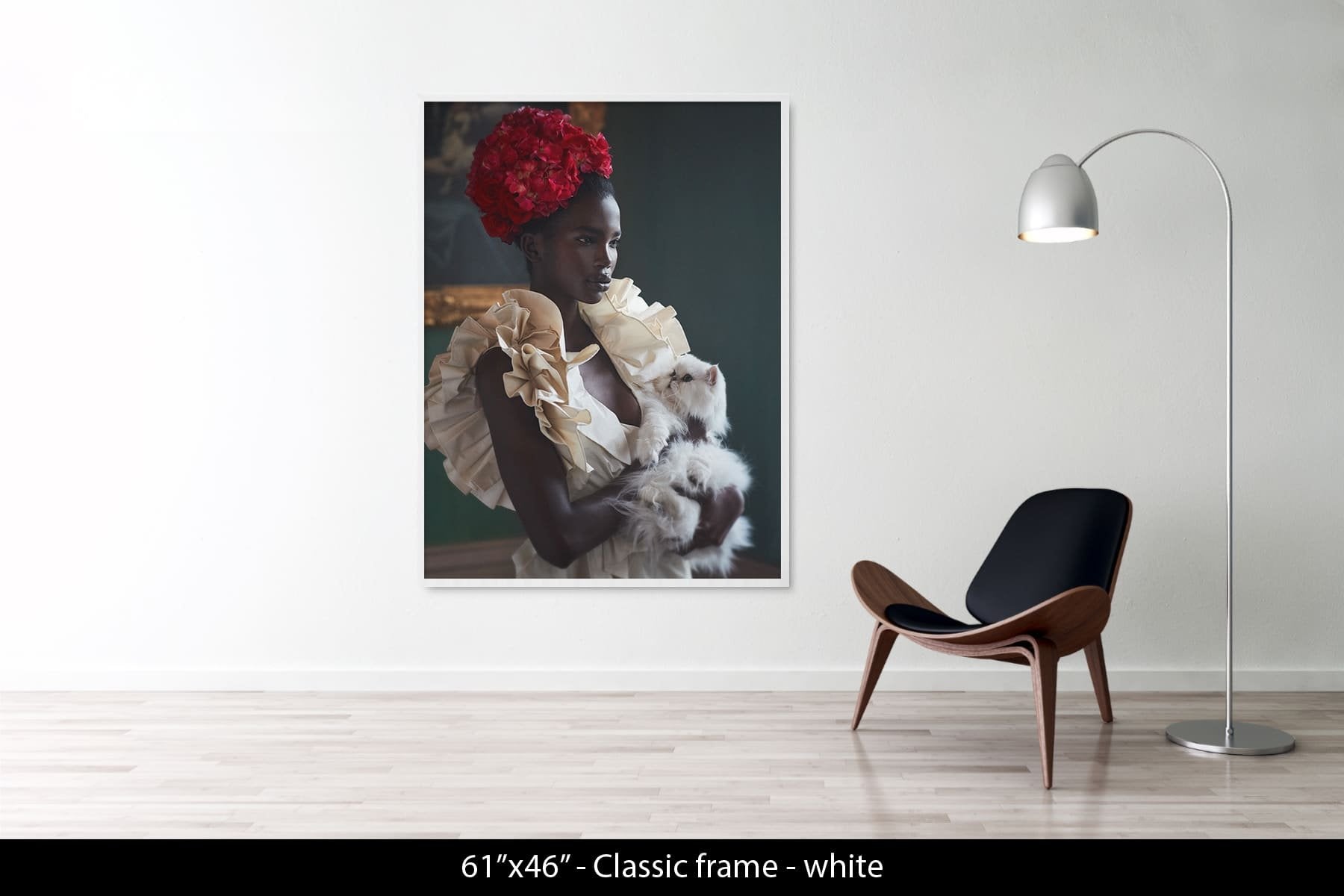 Amito with cat, London, 2019