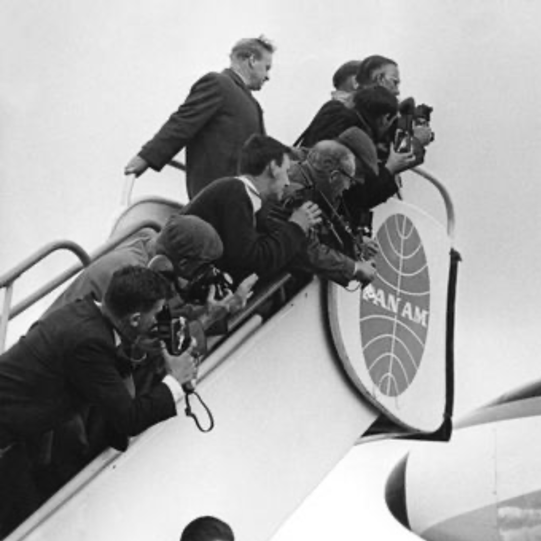 The Beatles, Heathrow Airport, London, 1964
