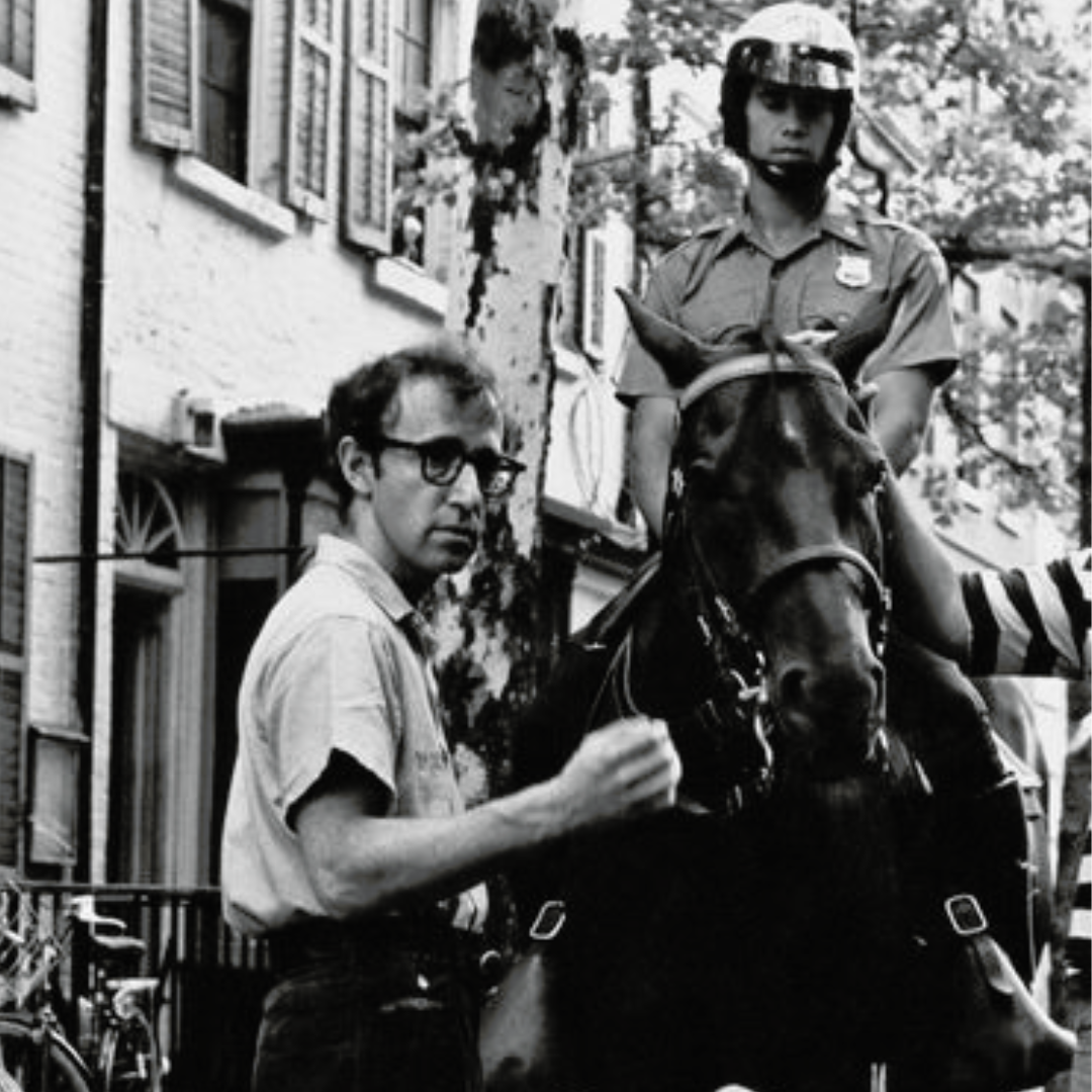 WOODY ALLEN AND NYPD MOUNTED UNIT