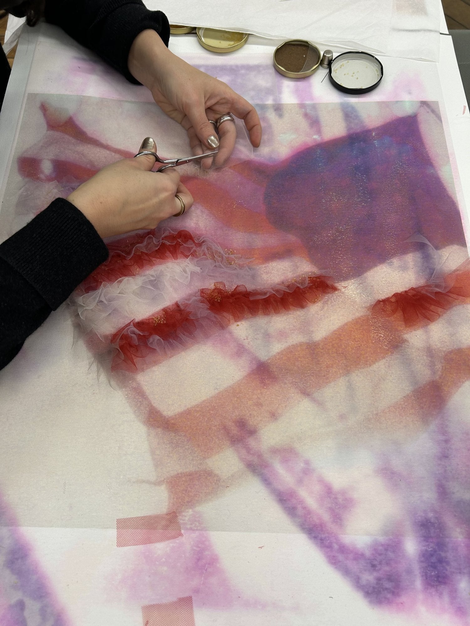 EMBROIDERED WET SERIES FLAG, 2018-2025