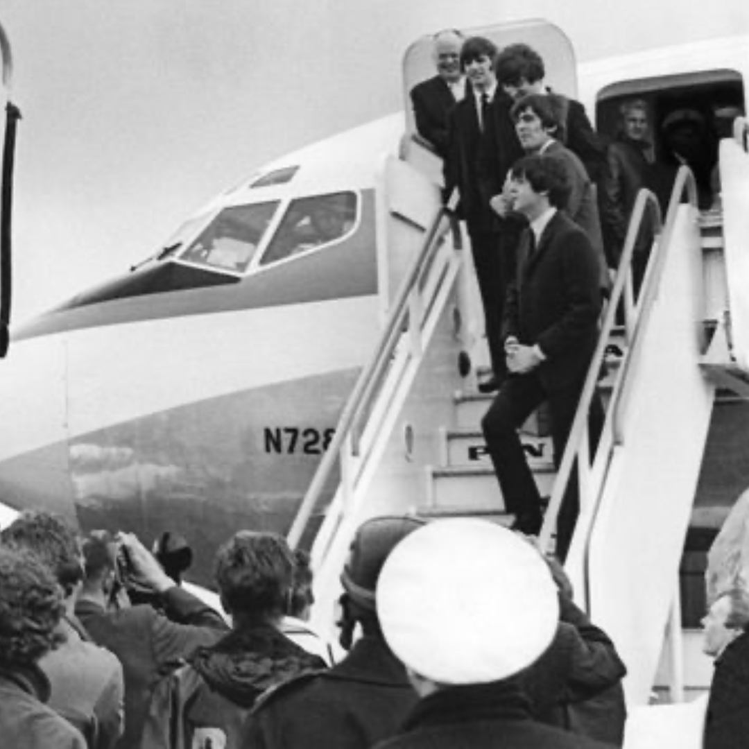 The Beatles, Heathrow Airport, London, 1964