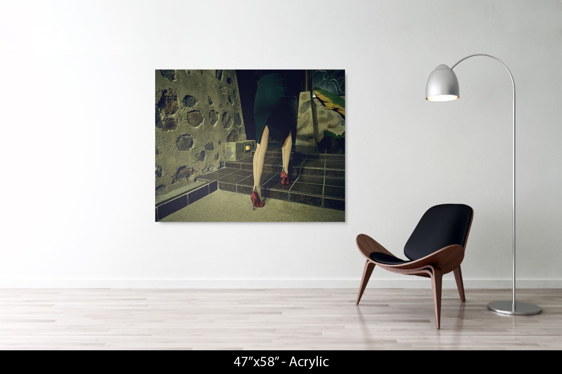 Red satin, Elyse, Los Angeles 2005