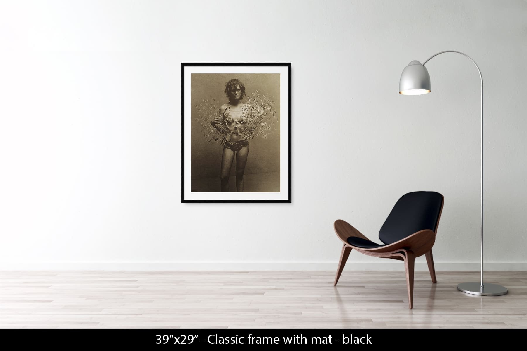 Emily with feathers, Paris 1998