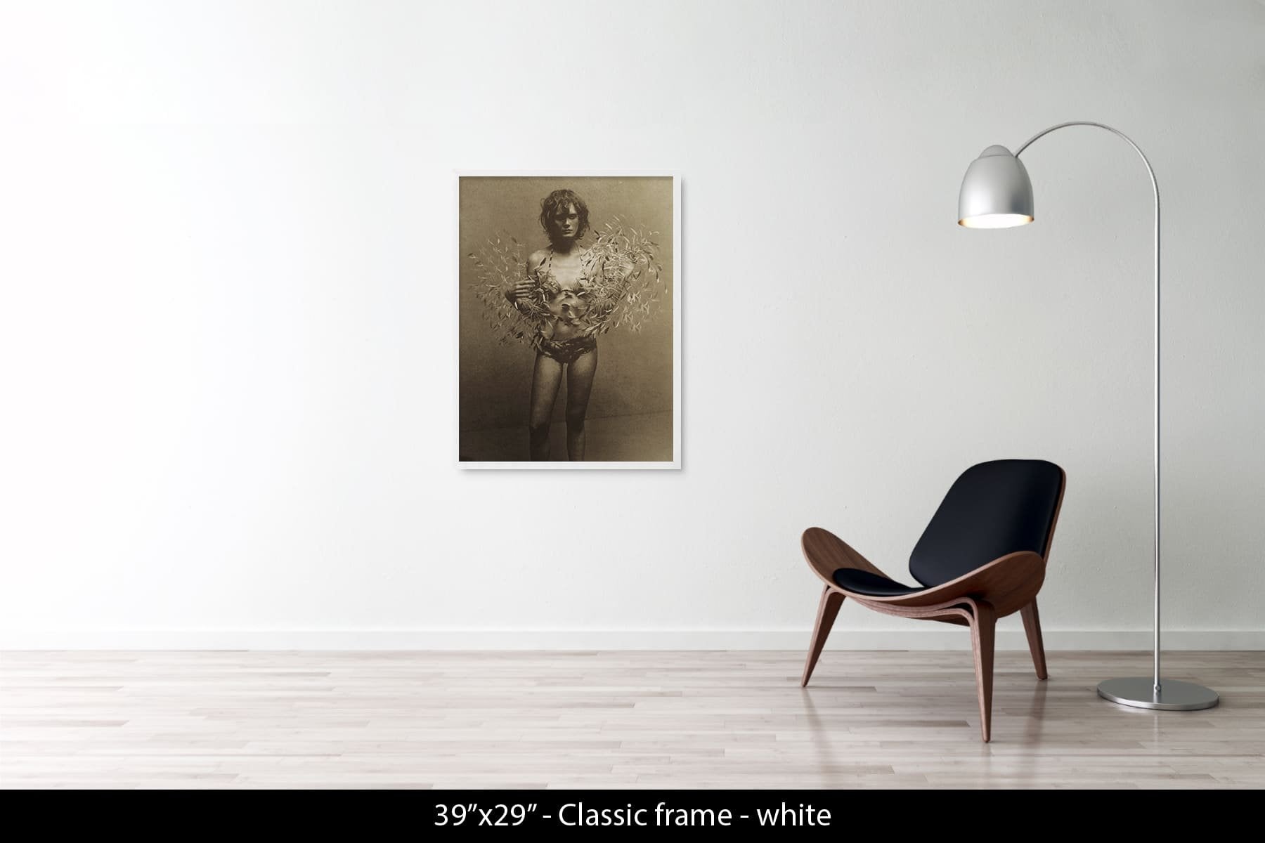 Emily with feathers, Paris 1998