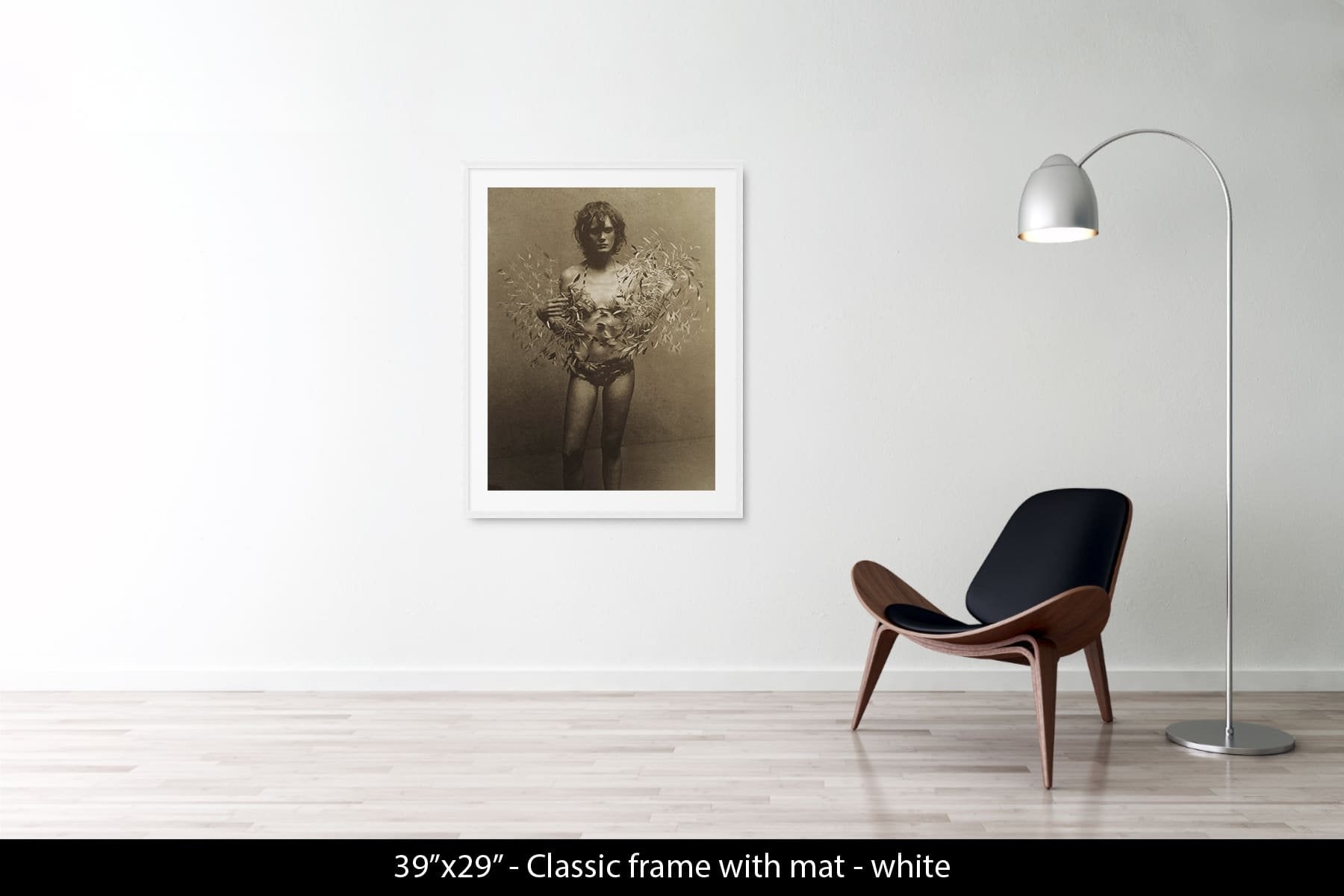 Emily with feathers, Paris 1998