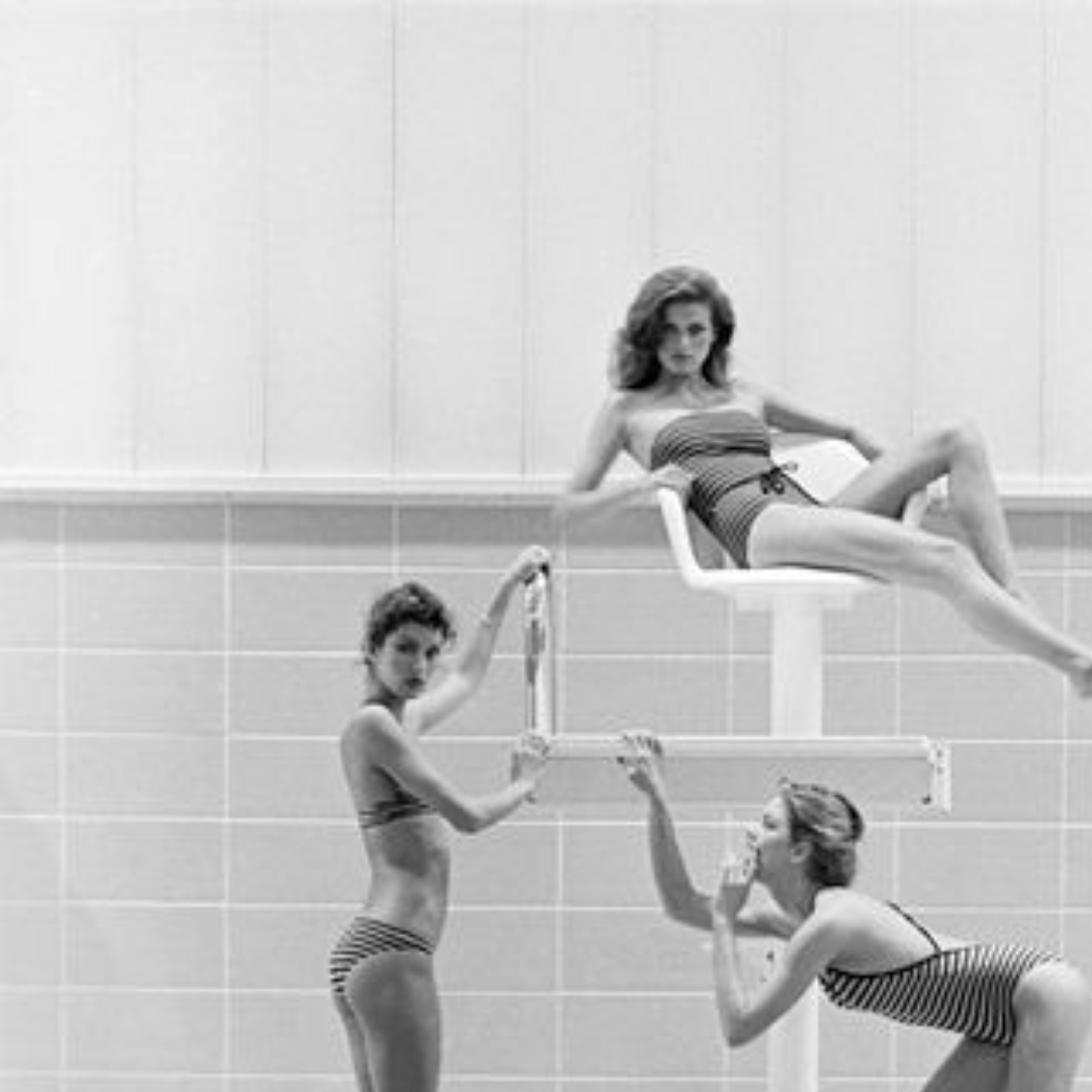 Gia on the lifeguard stand