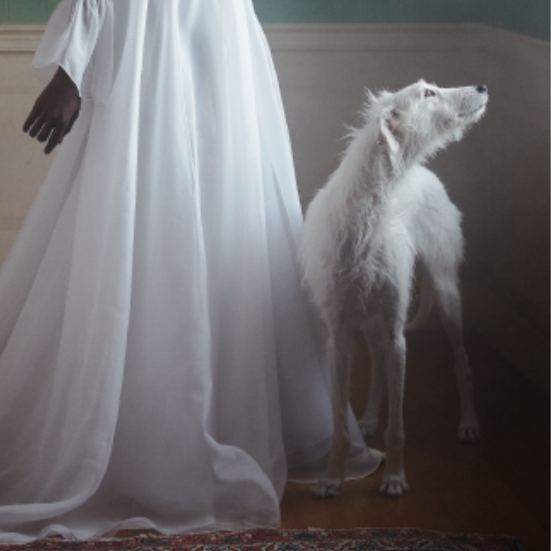 Amito with dog, London, 2019