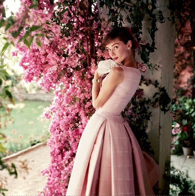 Audrey Hepburn in Givenchy, 1955