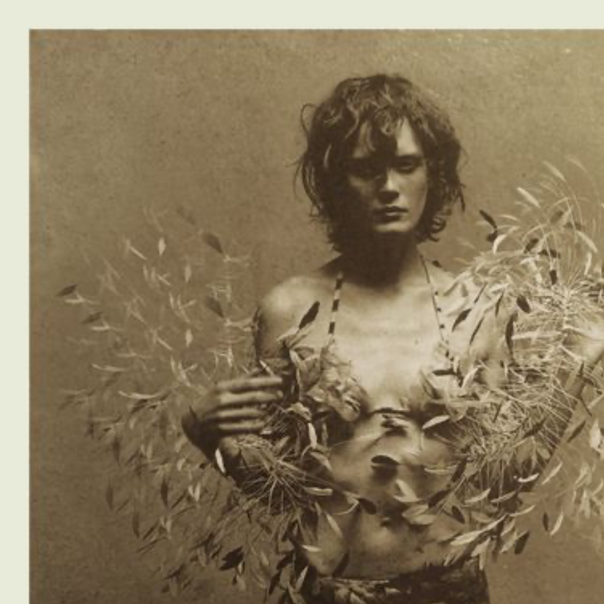 Emily with feathers, Paris 1998