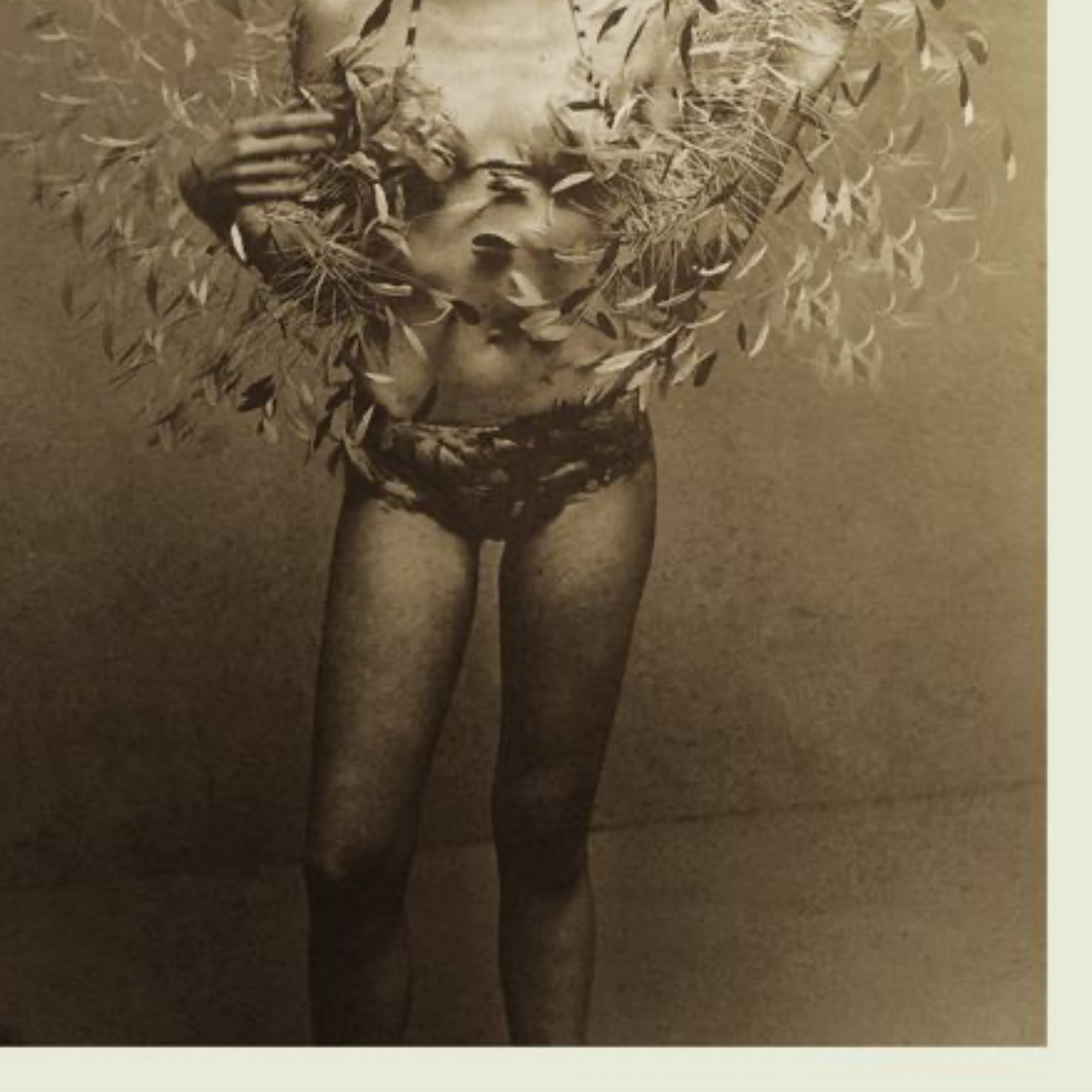 Emily with feathers, Paris 1998