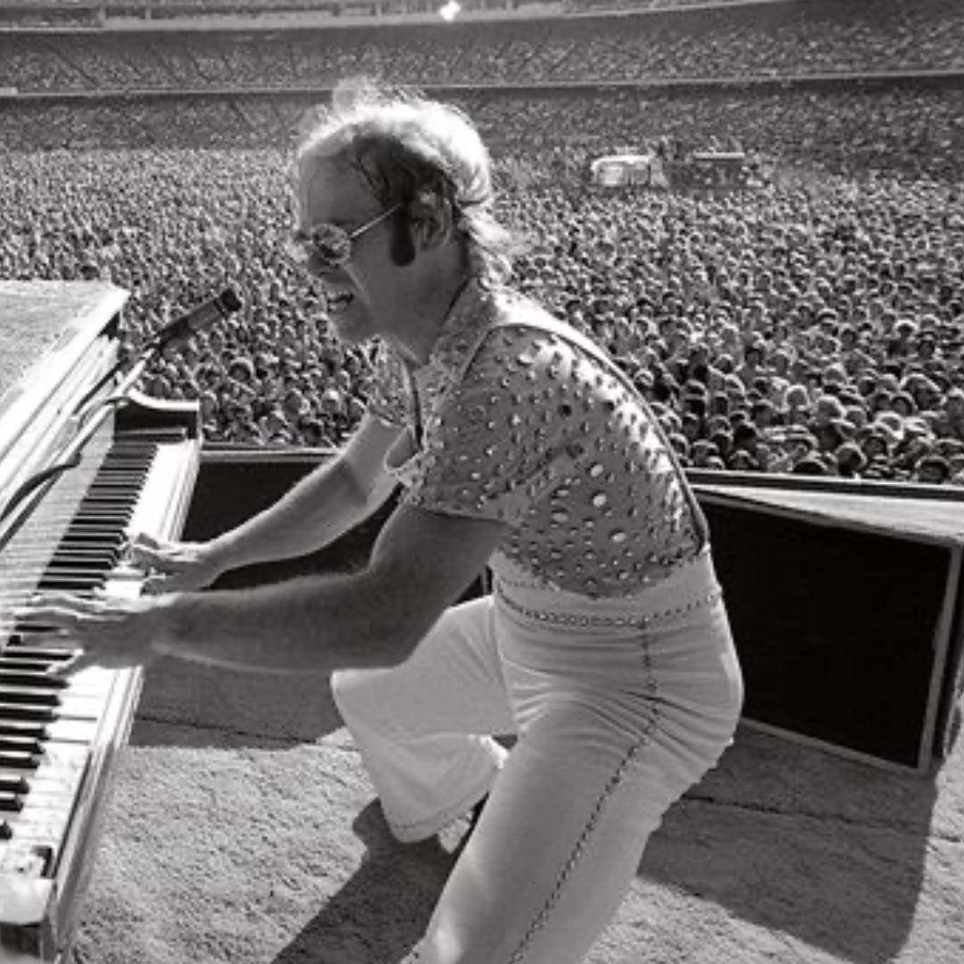 Elton John, Dodger Stadium, Los Angeles, 1975