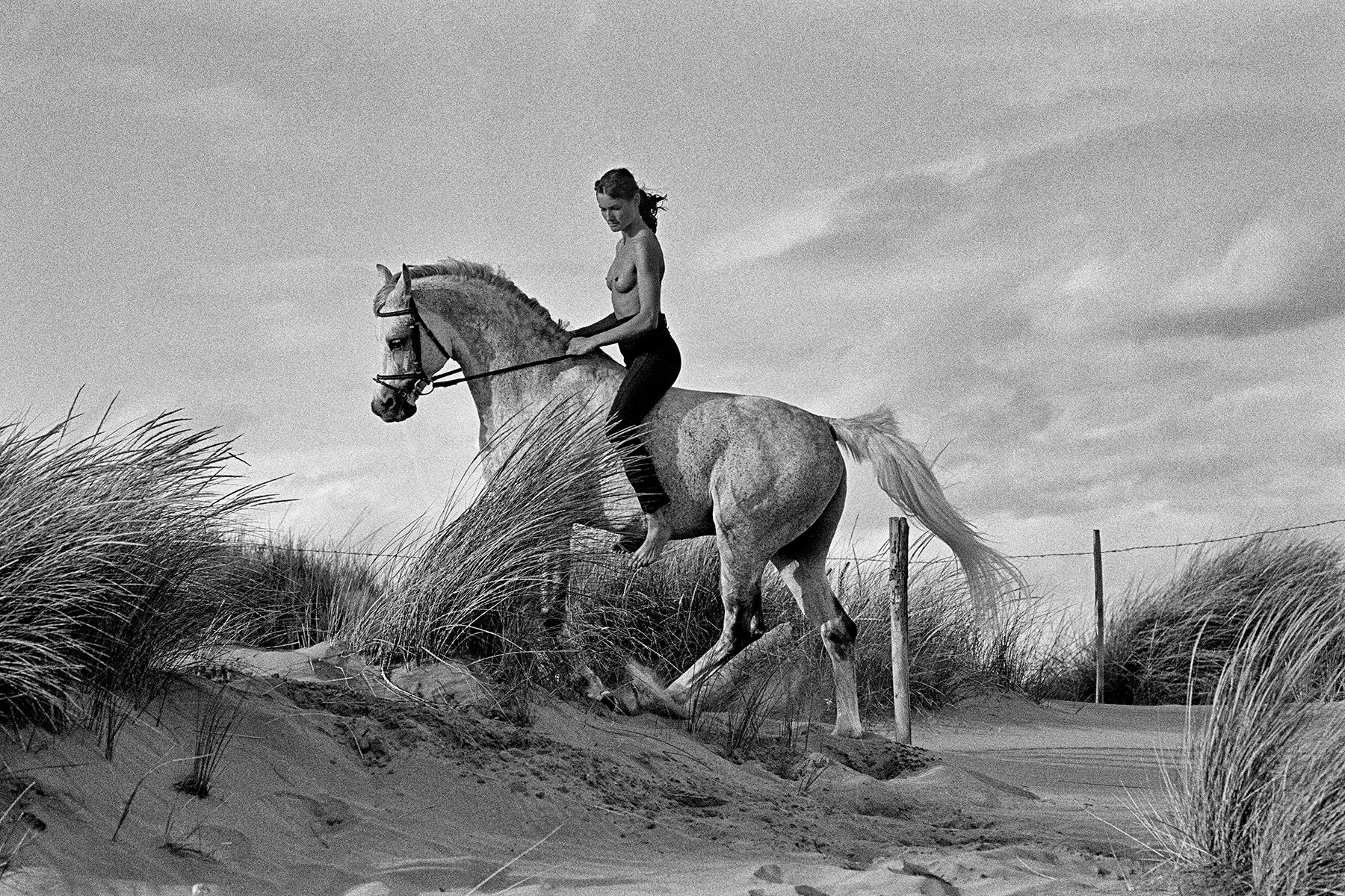Sandrine, Cavalière, Camargue 1997