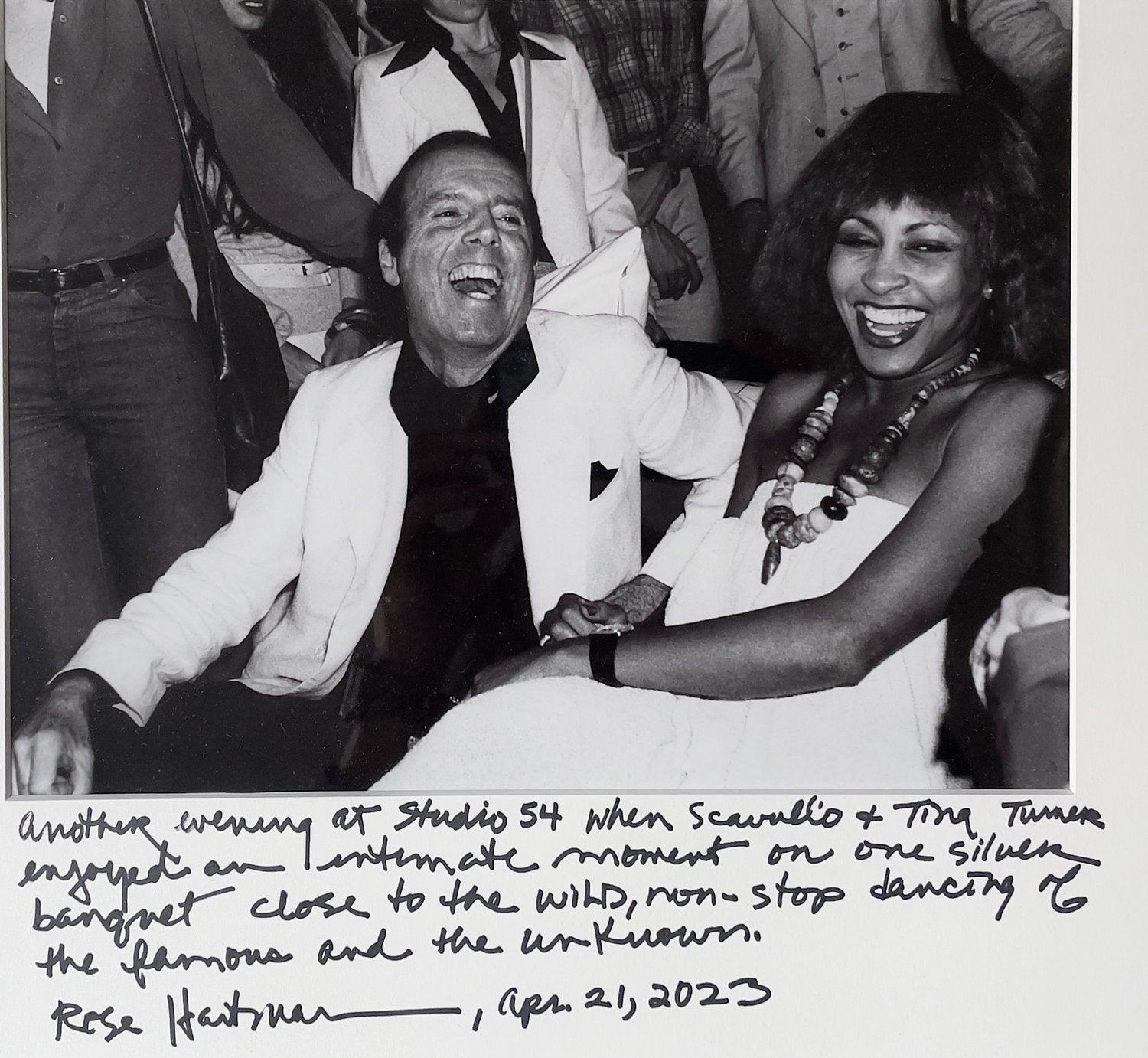TINA TURNER AND FRANCESCO SCAVULLO