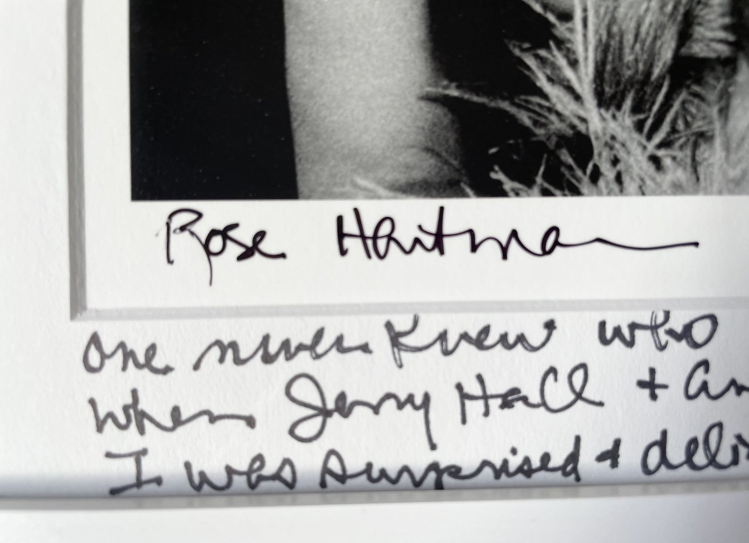 JERRY HALL AND ANDY WARHOL