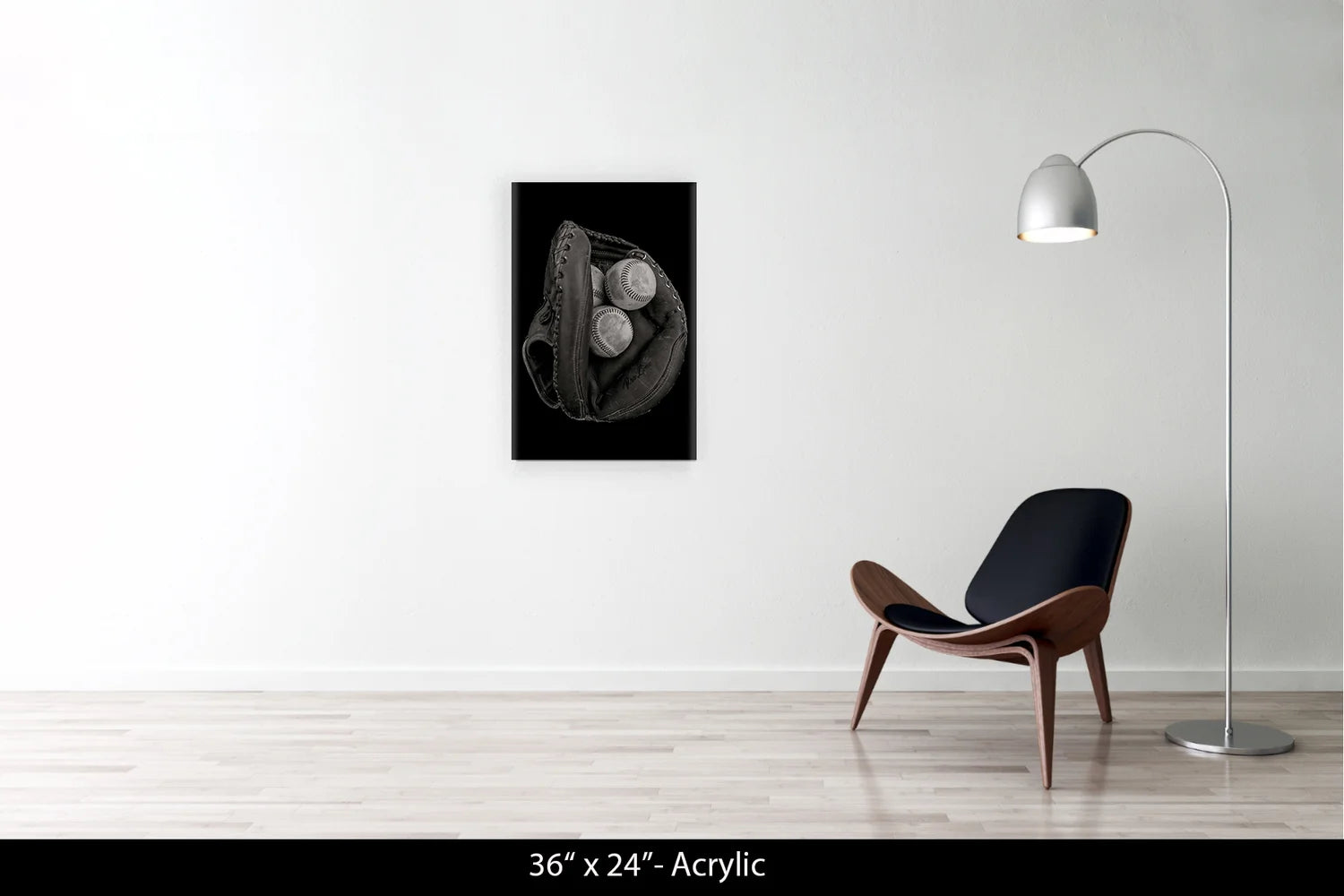 MITT WITH BASEBALLS. LOS ANGELES, CALIFORNIA, 2014