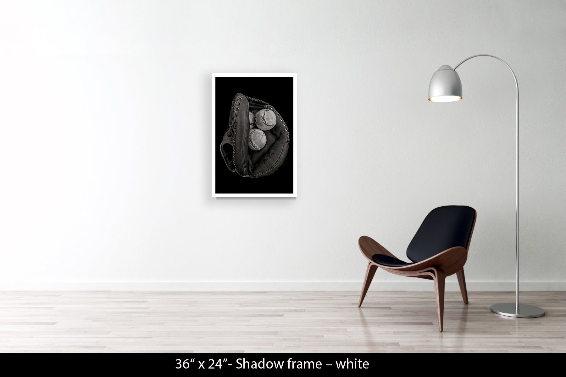 MITT WITH BASEBALLS. LOS ANGELES, CALIFORNIA, 2014