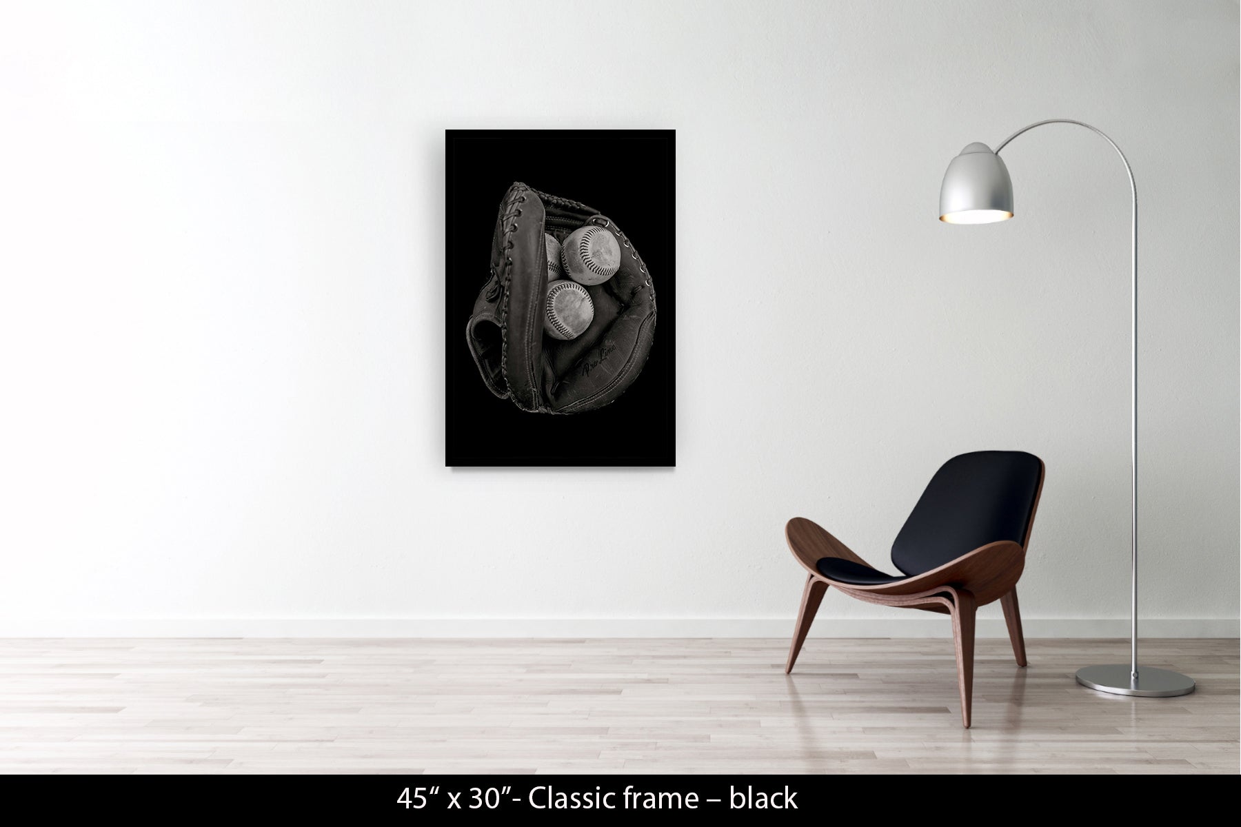 MITT WITH BASEBALLS. LOS ANGELES, CALIFORNIA, 2014