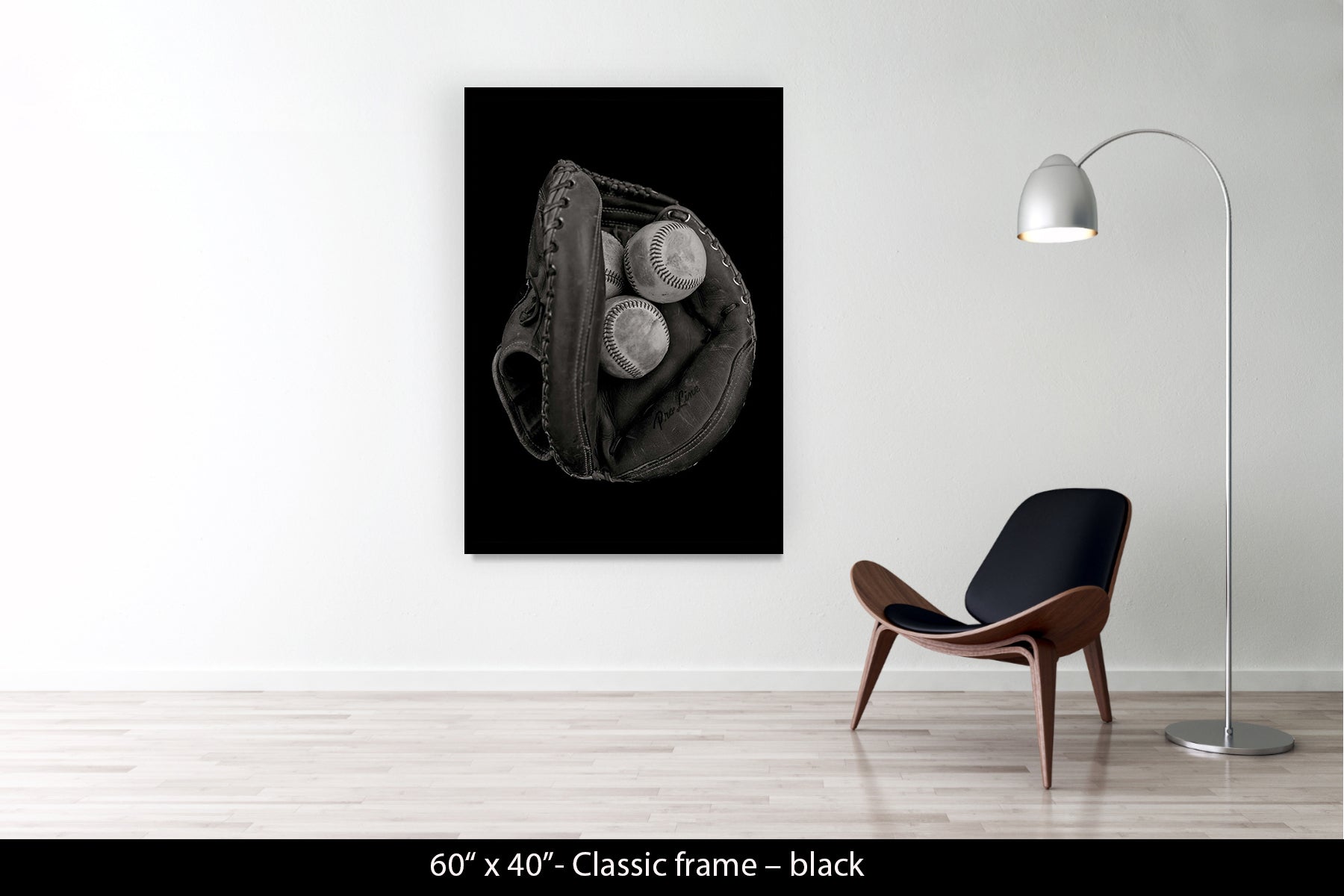 MITT WITH BASEBALLS. LOS ANGELES, CALIFORNIA, 2014