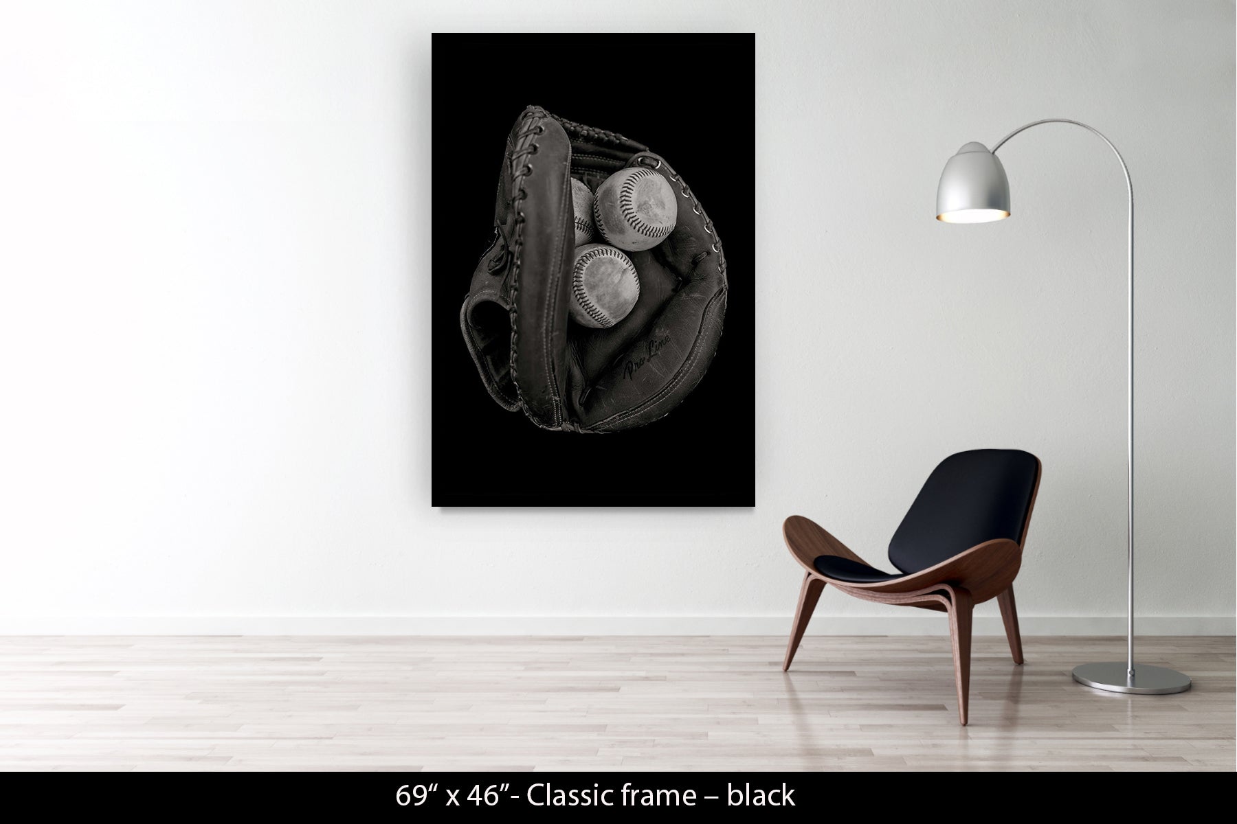 MITT WITH BASEBALLS. LOS ANGELES, CALIFORNIA, 2014