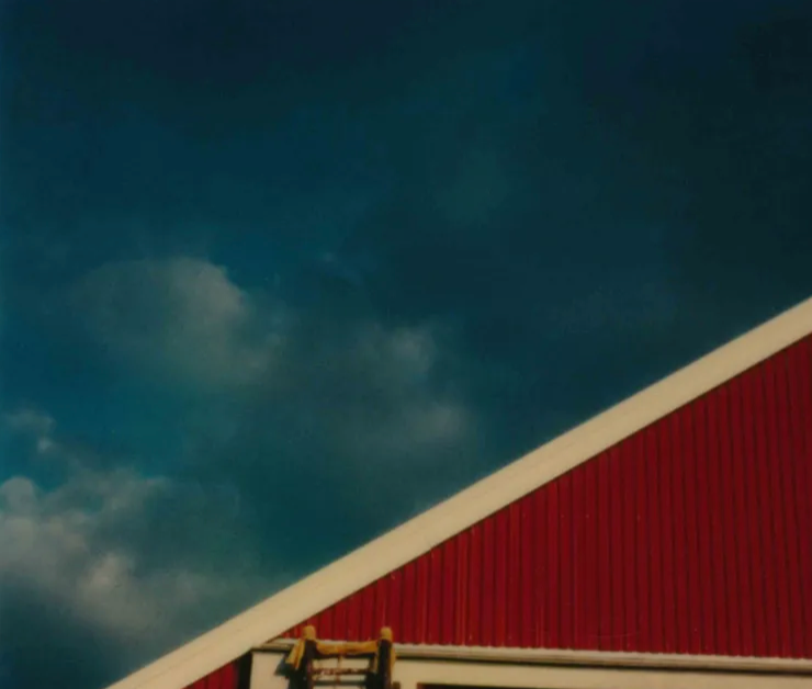 Polaroid SX70 #154 – Red Barn