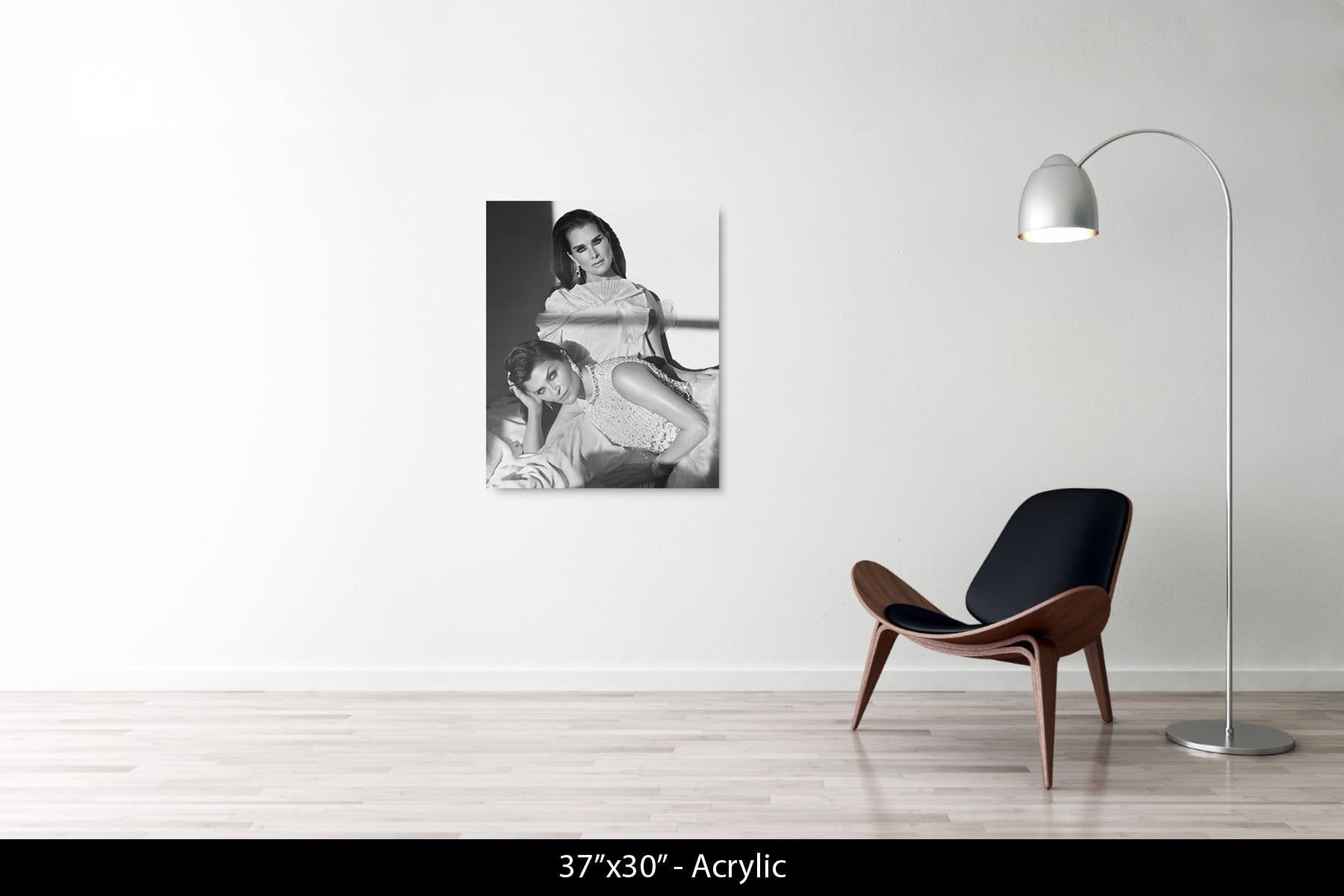 Brooke Shields & Helena Christensen for L’Officiel Italia