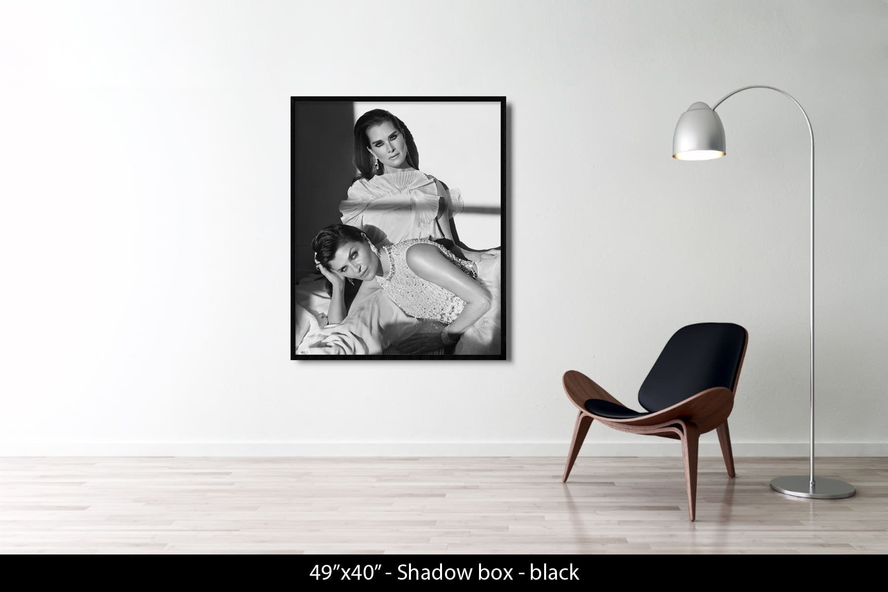 Brooke Shields & Helena Christensen for L’Officiel Italia