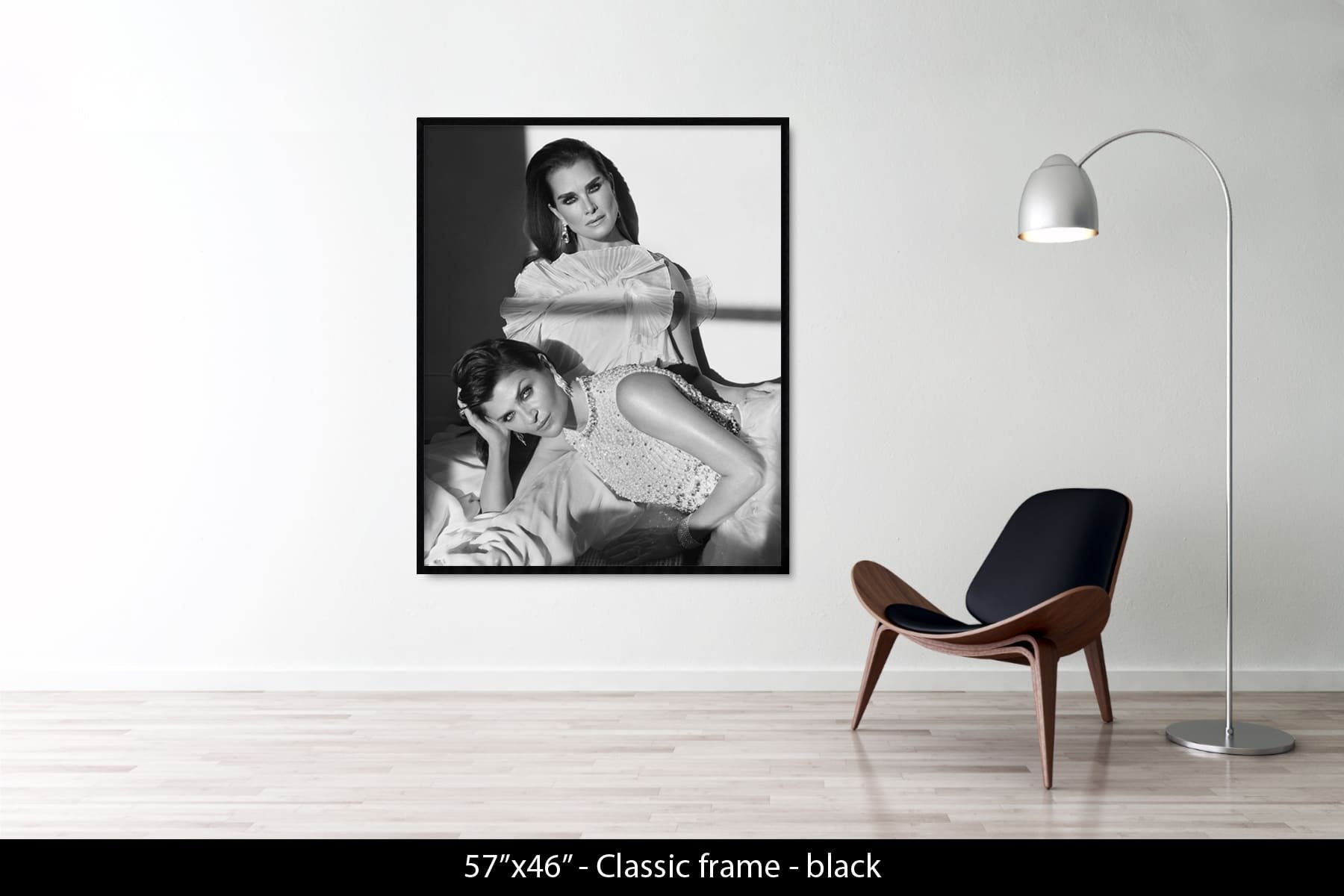 Brooke Shields & Helena Christensen for L’Officiel Italia
