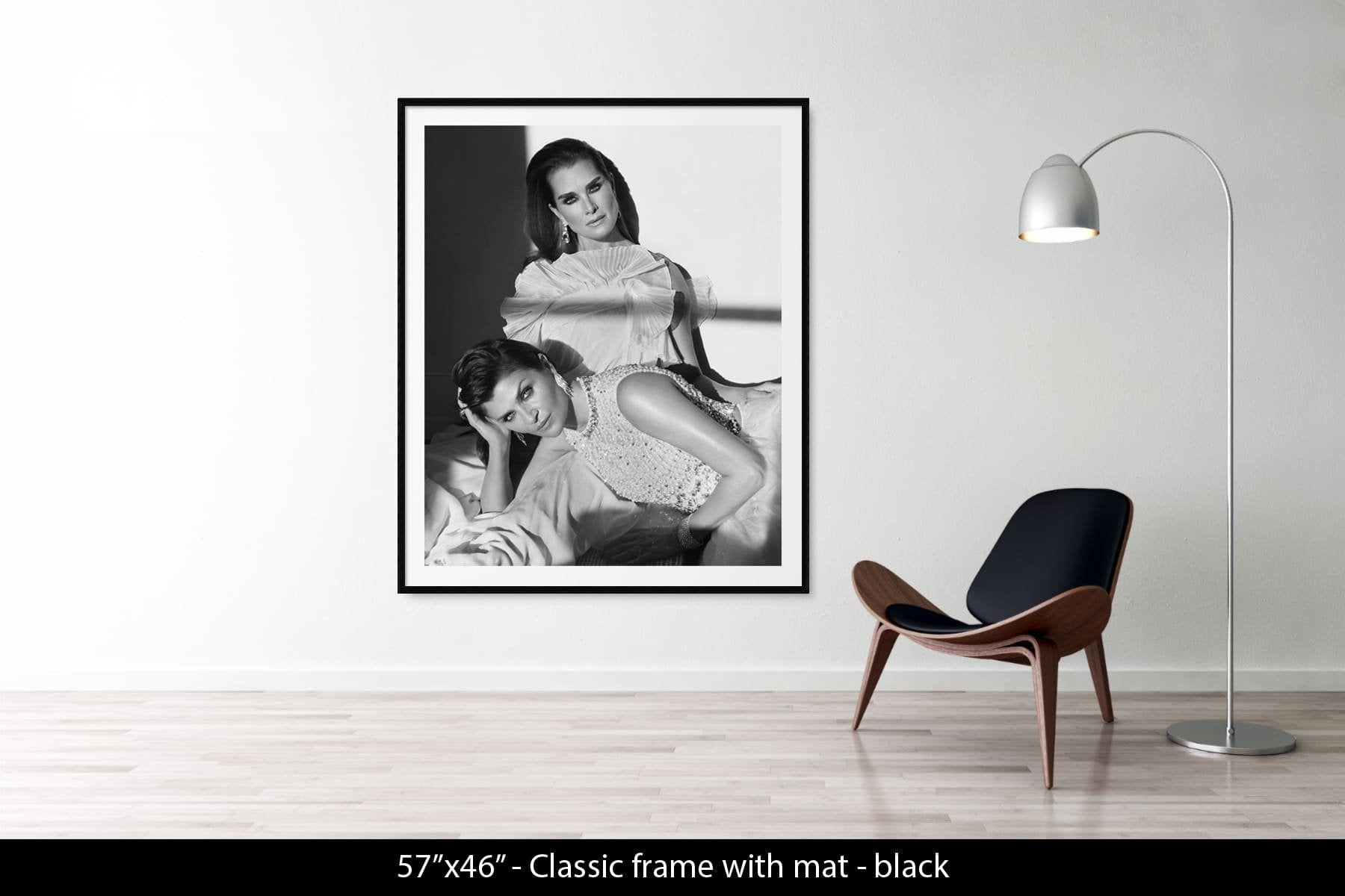 Brooke Shields & Helena Christensen for L’Officiel Italia