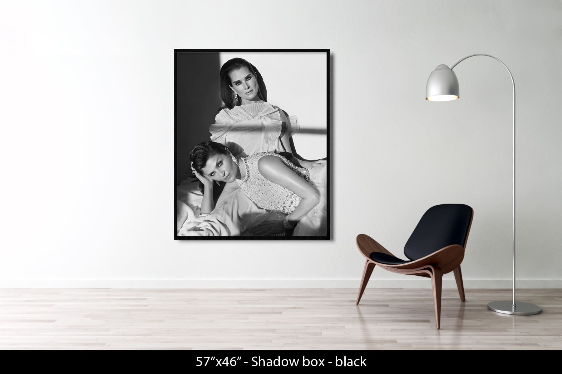 Brooke Shields & Helena Christensen for L’Officiel Italia
