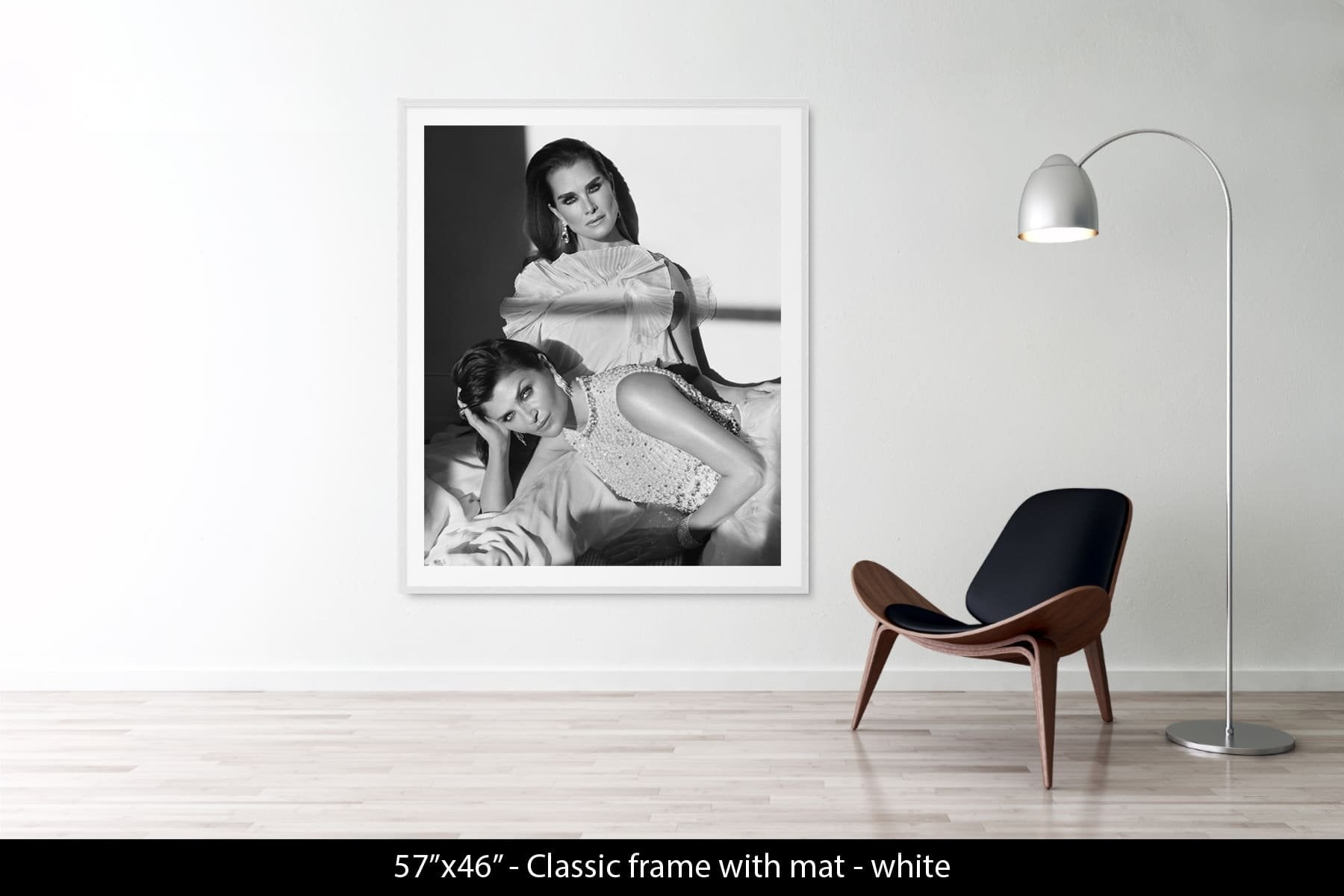 Brooke Shields & Helena Christensen for L’Officiel Italia
