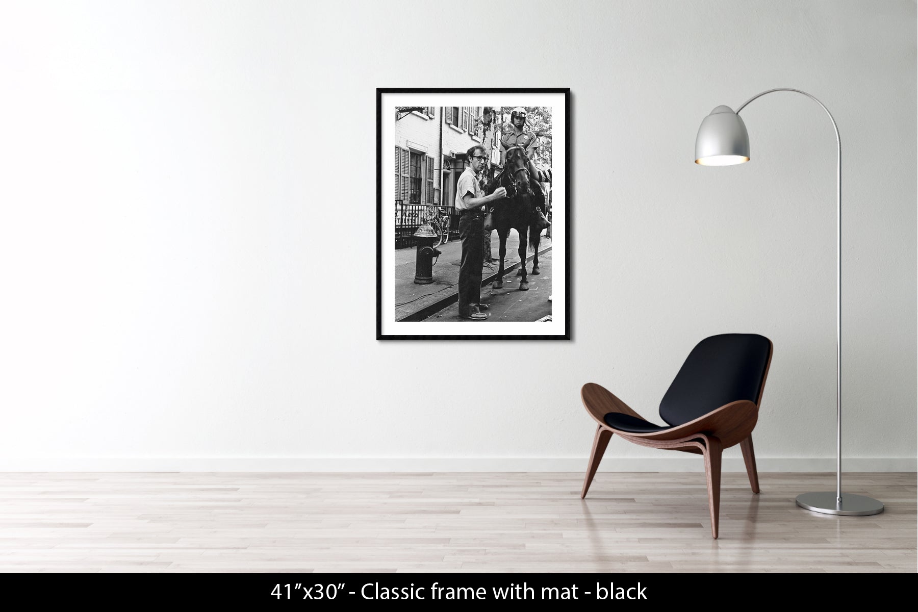 WOODY ALLEN AND NYPD MOUNTED UNIT