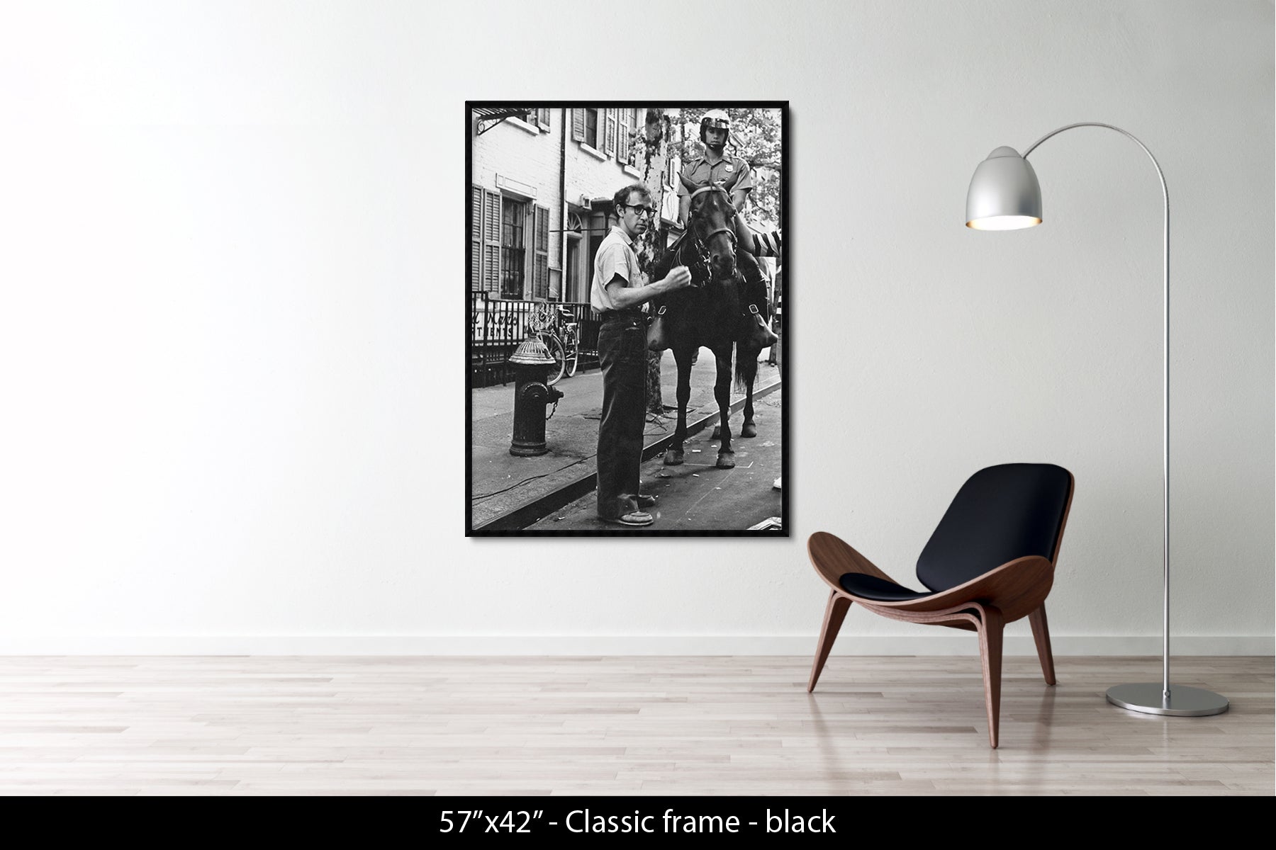 WOODY ALLEN AND NYPD MOUNTED UNIT