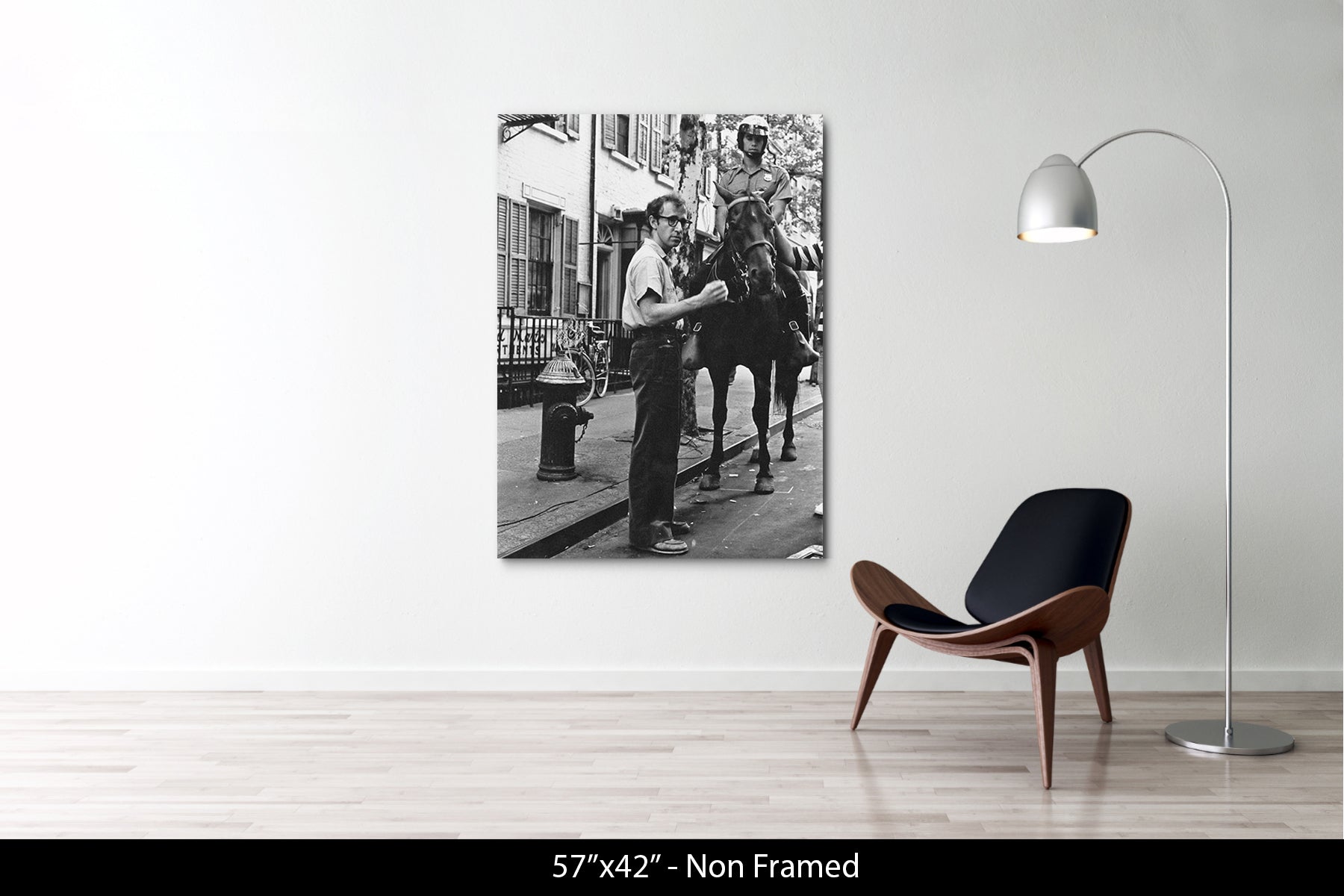 WOODY ALLEN AND NYPD MOUNTED UNIT