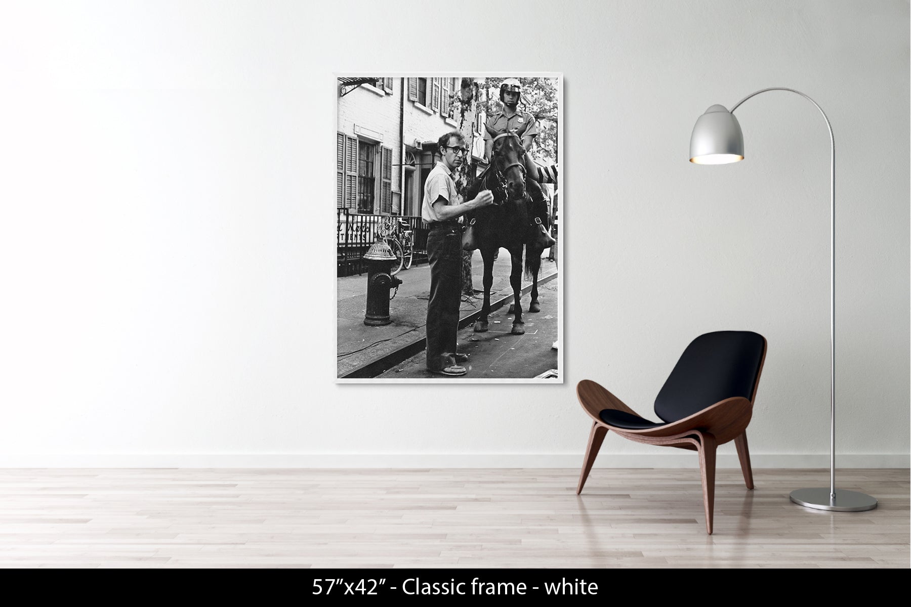 WOODY ALLEN AND NYPD MOUNTED UNIT