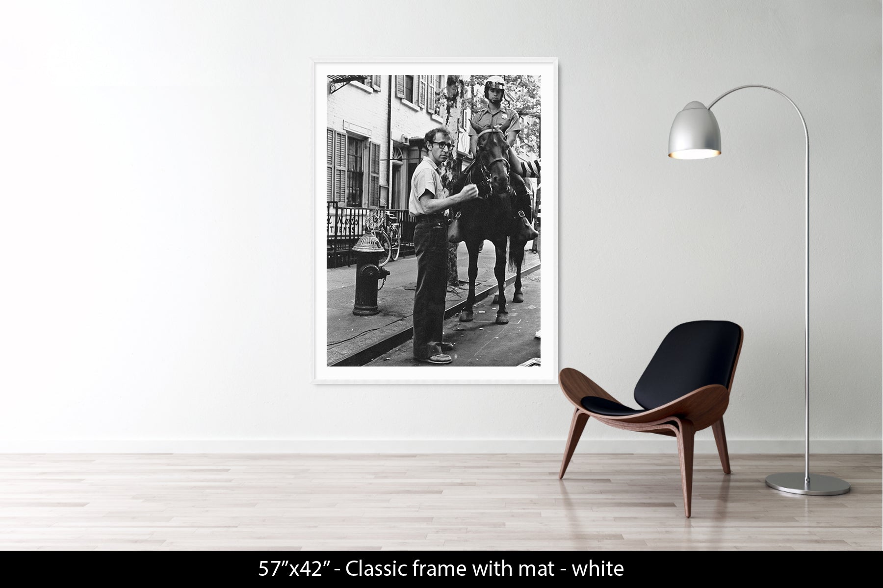 WOODY ALLEN AND NYPD MOUNTED UNIT