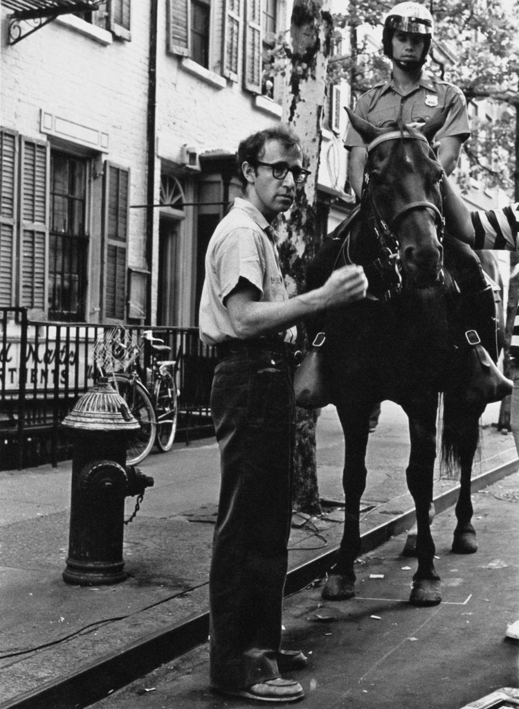 WOODY ALLEN AND NYPD MOUNTED UNIT
