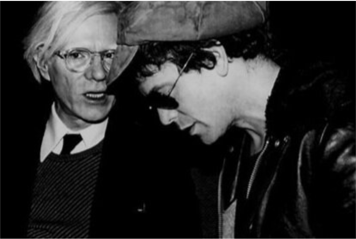 ANDY WARHOL AND LOU REED