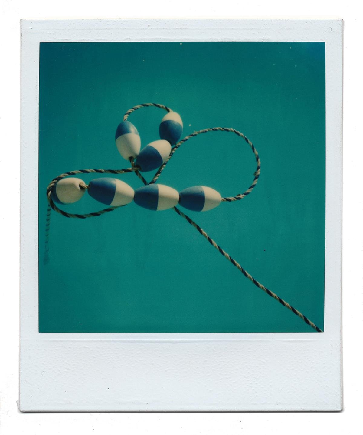 Polaroid SX70 #064 – Pool Buoys Mougins, France 1980