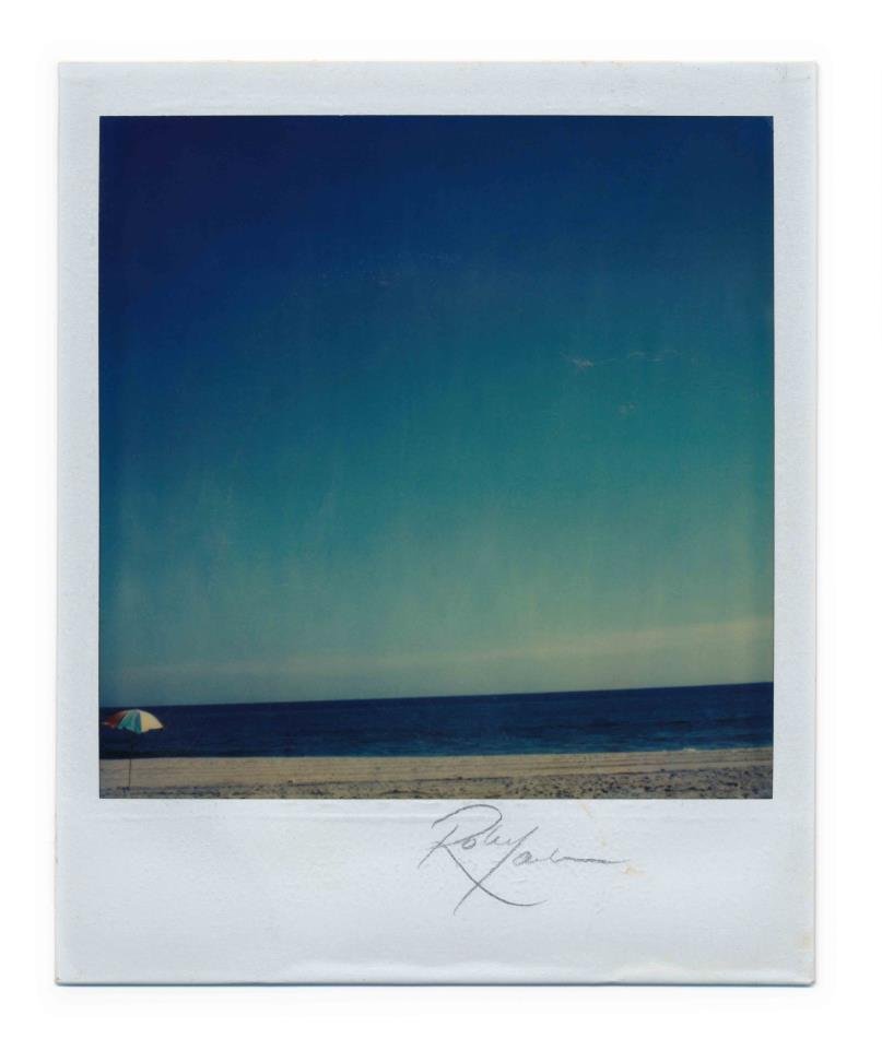 Polaroid SX70 #061 – The Umbrella the Horizon, 1982 SouthHampton